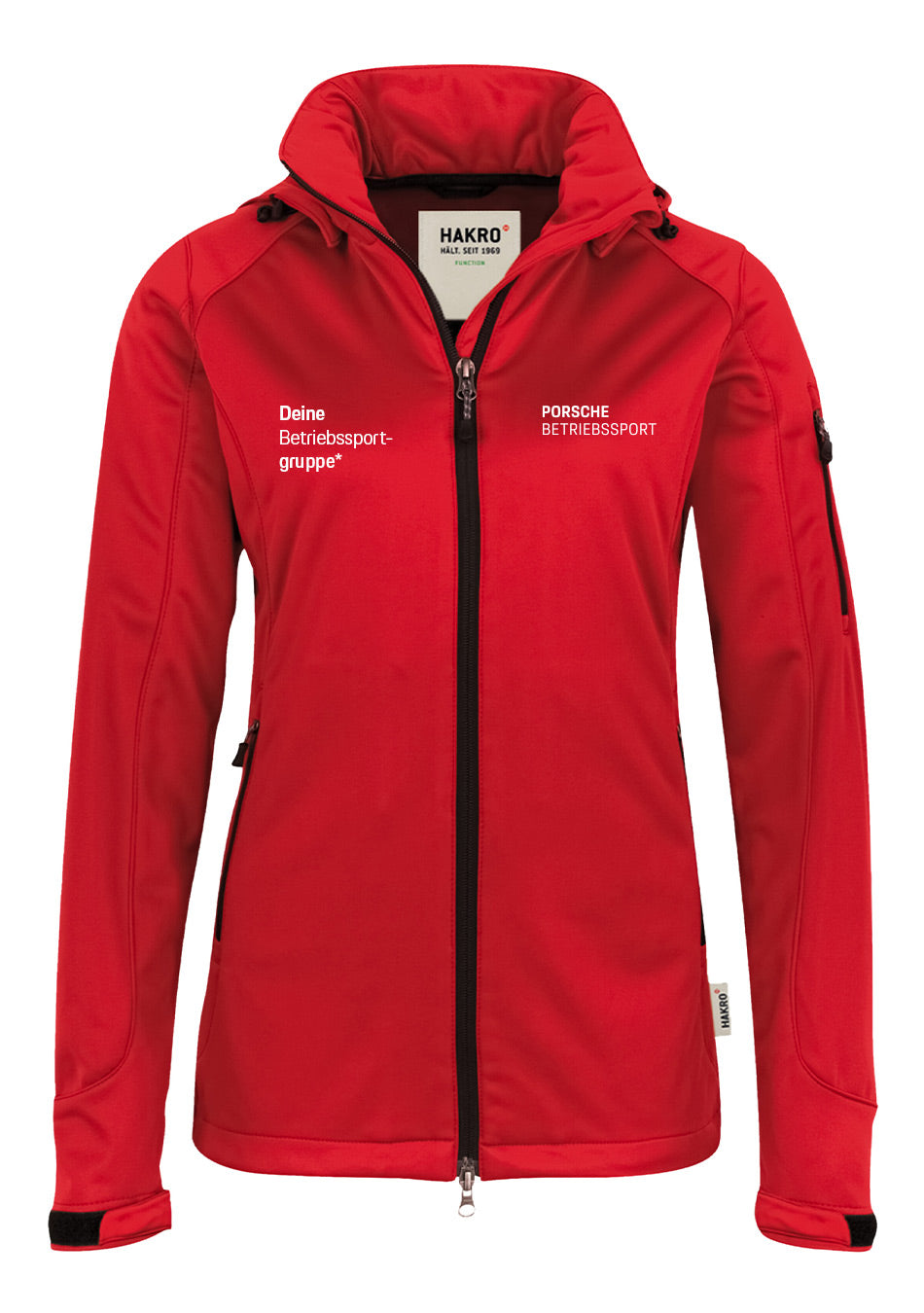 Damen Softshelljacke mit Kapuze