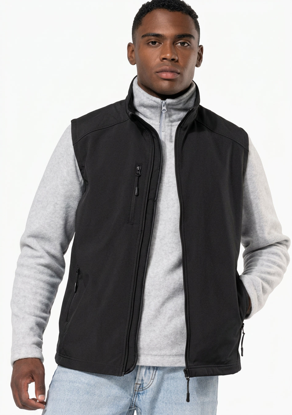 Herren 3-Lagen Softshell Gilet